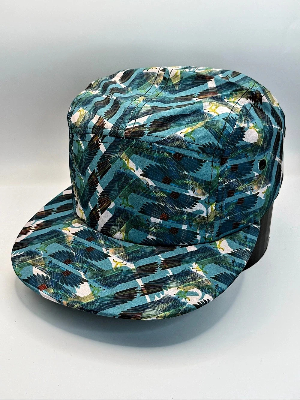 Truth Initiative Eagle Kestrel 5-Panel Hat Blue & Green Like New